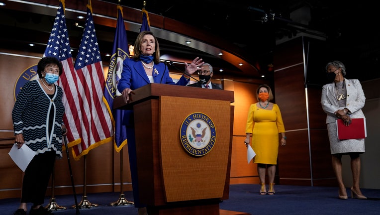 Pelosi, House Democrats Hold Press Conference On Child Care Legislation