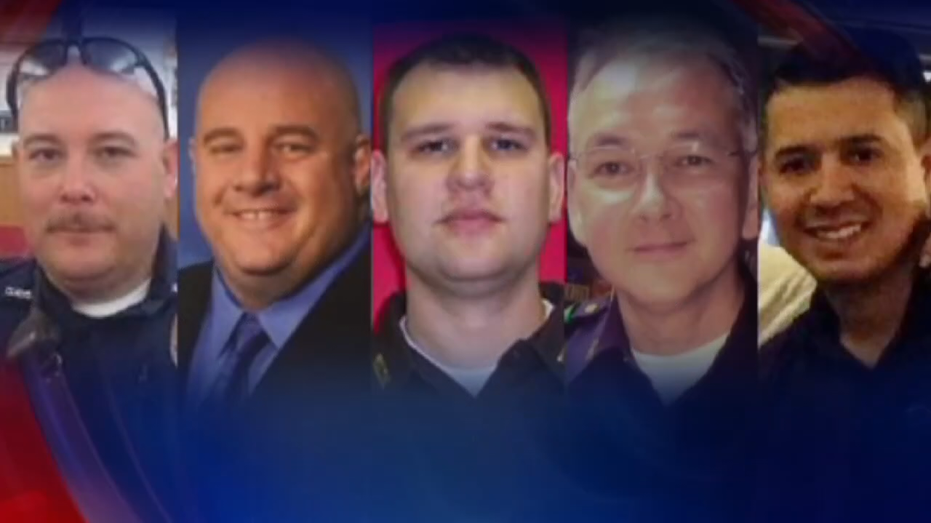 Dallas police ambush 10-year anniversary tributes honor fallen officers