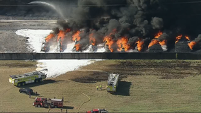 Grand Prairie plastics manufacturing plant fire contained, mostly extinguished