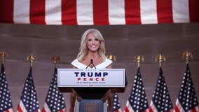 Kellyanne Conway speaks of 'everyday heroes' and praises Trump for 'elevating women' at RNC