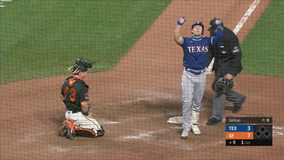 Giants beat Rangers 7-3 despite starter Smyly's injury