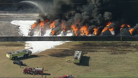 Grand Prairie plastics manufacturing plant fire contained, mostly extinguished