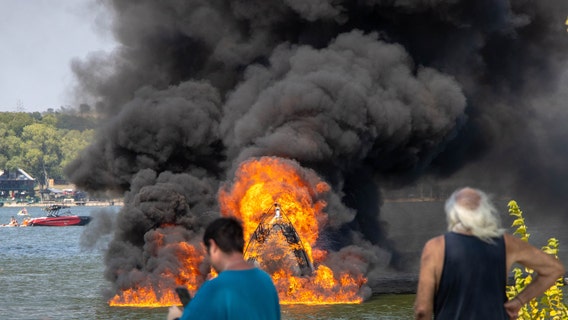 Multiple injuries reported after boat explosion on Lake Weatherford