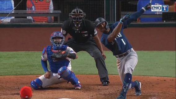 Seager's slam one of 3 Seattle homers in 10-2 win at Texas