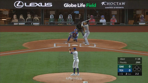 AL-best A's win 3-1 in another victory by Fiers over Rangers