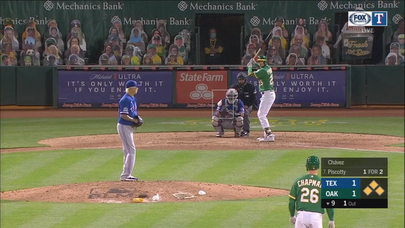 Piscotty hits A's 2nd walkoff slam this year, beats Rangers