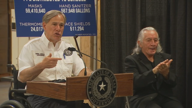Gov. Greg Abbott: Texas to provide PPE at no cost to schools