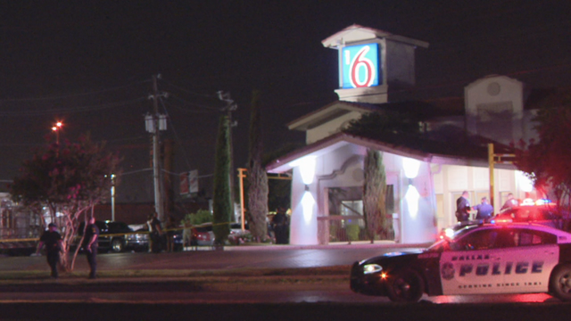Woman killed, Dallas security officer hurt in shootout