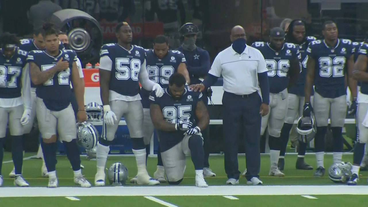 dallas cowboys kneeling