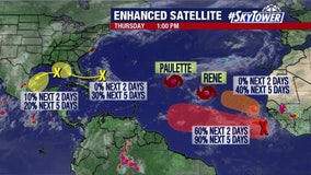 Peak day of hurricane season brings plenty of activity in the Atlantic