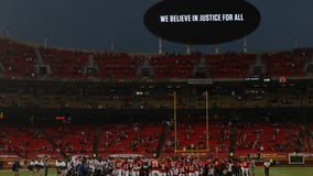 Texans remain in locker room for national anthem