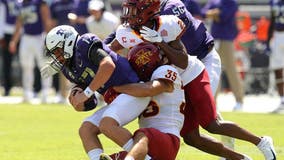 Hall 154 yards rushing, 3 TDs as Iowa State beats TCU 37-34