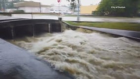 Strong storms bring heavy rain to Denton, Collin counties