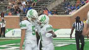 Fine replacement: Bean has 4 TDs as UNT beats Houston Baptist 57-31 to open season