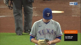 Brantley homers early, Astros hold on for 2-1 win over Texas