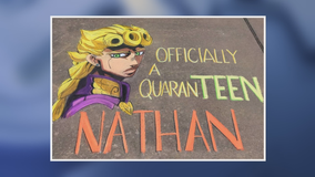 North Texas student turns chalk hobby into business during pandemic