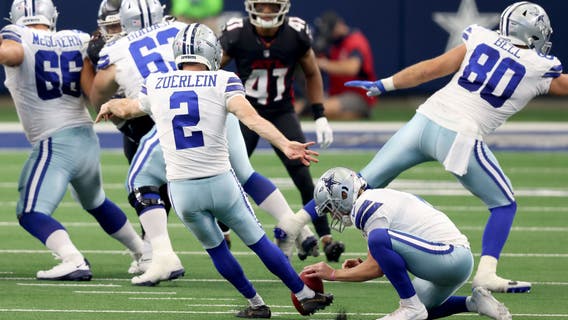 Cowboys' rally stuns Falcons 40-39 in McCarthy's home debut