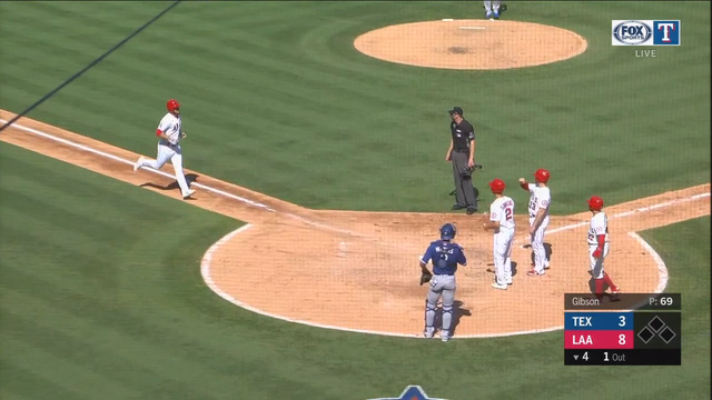 Jared Walsh's 1st grand slam powers Angels past Rangers, 8-5