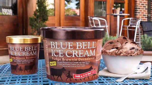 Blue Bell introduces new Fudge Brownie Decadence flavor