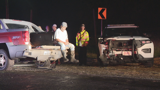 Pickup truck hits Kaufman County deputy’s parked SUV