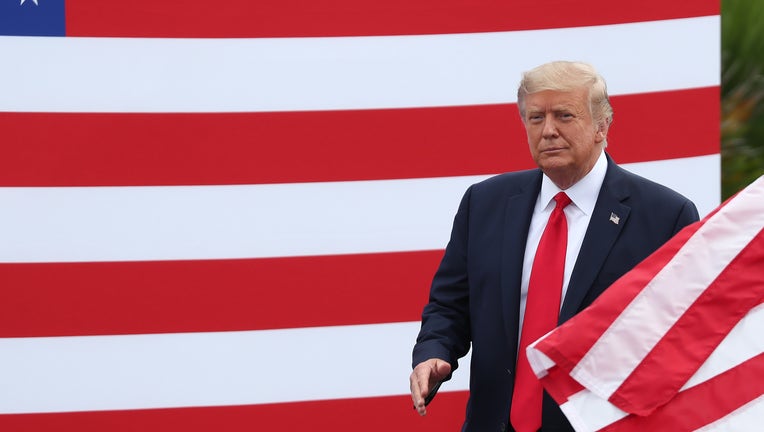 President Trump Delivers Remarks At Jupiter, FL Lighthouse