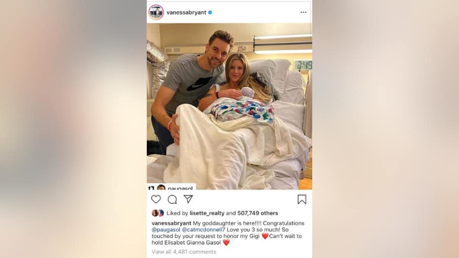 Pau Gasol Announces Birth Of Son With Wife Catherine