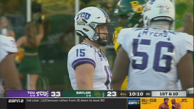 TCU jumps to big lead and holds on for 33-23 win at Baylor