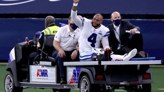 Prescott has gruesome injury, Cowboys rally to beat Giants