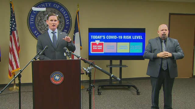 Dallas County officials say COVID-19 numbers once again trending in the wrong direction