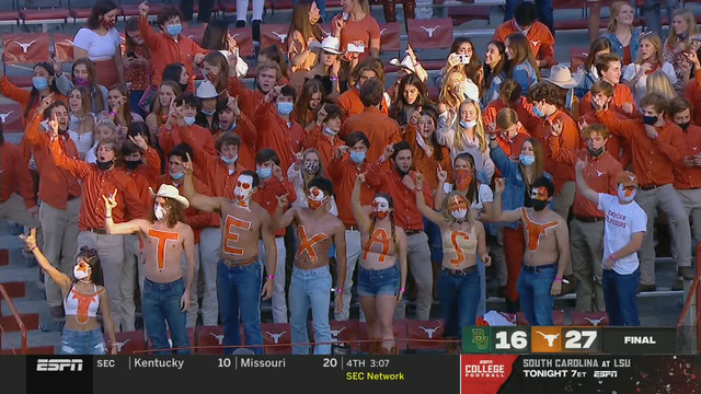 Ehlinger TDs power Texas over Baylor 27-16, ends skid