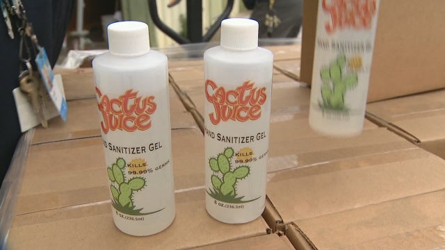 AT&T donates 10,000 bottles of hand sanitizer to DeSoto ISD