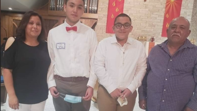 Community supports Haltom City teenager who lost father to COVID-19