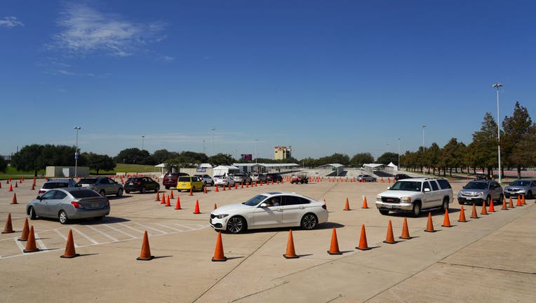 Texans Deliver Their Absentee Ballots At Houston's Only Drop-Off Site