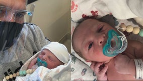 Aubrey father delivers baby in SUV on the way to the hospital