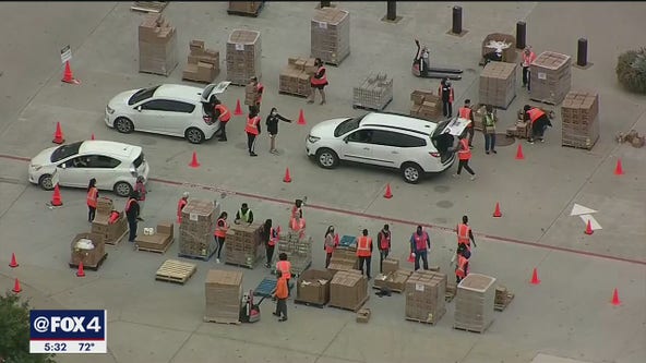 Non-profits seeing unprecedented demand of North Texas families in need of food due to COVID-19 pandemic
