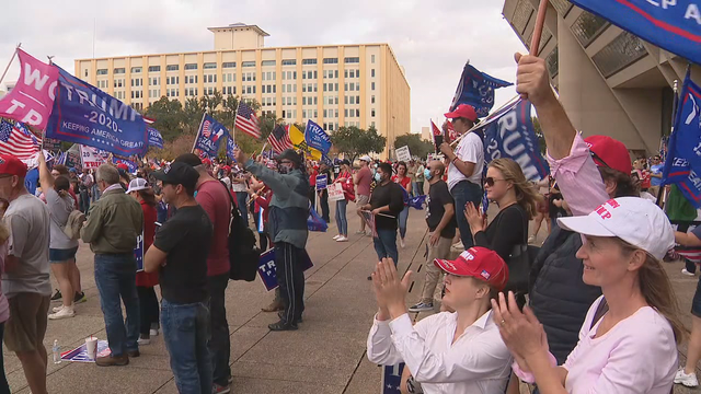 Trump supporters gather in Dallas to protest election results