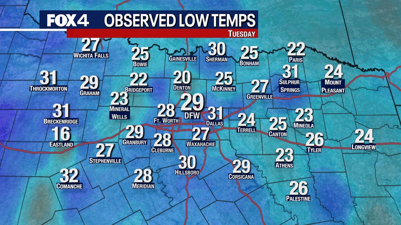 to Decembrrr! DFW sees its first official freeze of the season