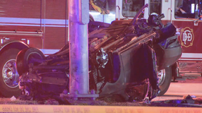 Overnight crash in West Dallas leaves one dead