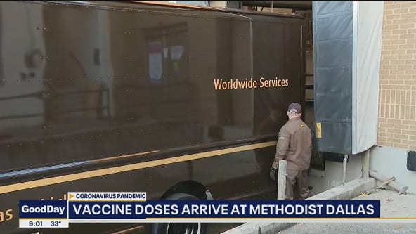 First shipment of COVID-19 vaccines arrives in North Texas