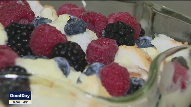 Angel Food Mascarpone Berry Triffle