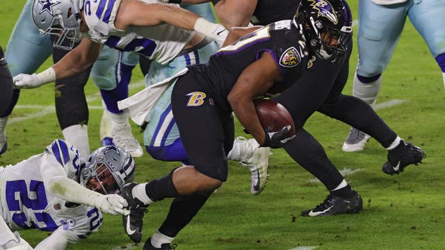 Ravens run past Cowboys 34-17 to end 3-game slide