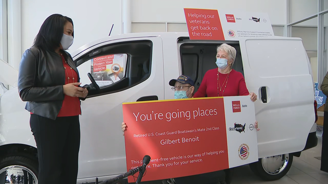 Disabled North Texas veteran surprised with new van