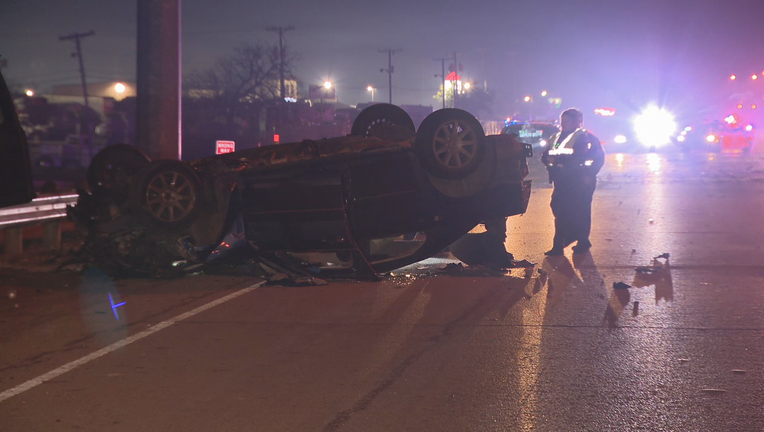 1 dead, 1 injured in crash on Dallas highway