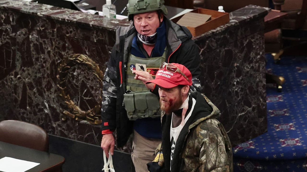 North Texas Air Force veteran identified as Capitol rioter with zip lines on the Senate floor