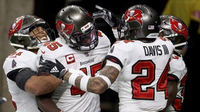 Buccaneers' defense helps Brady top Brees; NFC championship up next