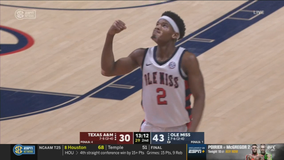 Ole Miss capitalizes on Texas A&M dry spells in 61-50 win