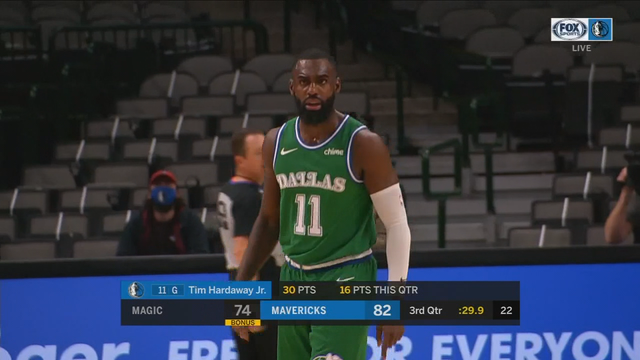 Hardaway, Burke lead short-handed Mavs past Magic 112-98