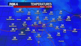 DFW back above freezing temperature after 139 hours at or below 32 degrees