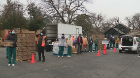 Cold, icy weather affecting food bank distributions across North Texas
