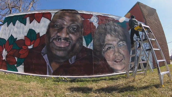 Mural honors married Grand Prairie teachers who died of COVID-19